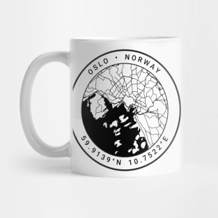 Oslo Map Mug